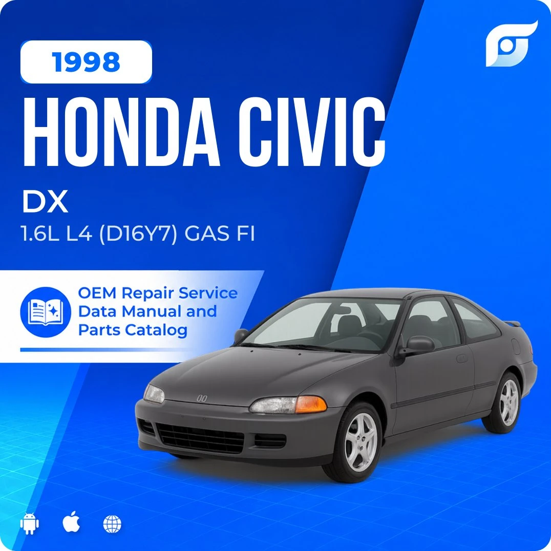 1998 Honda Civic DX - OEM Repair Service Manual
