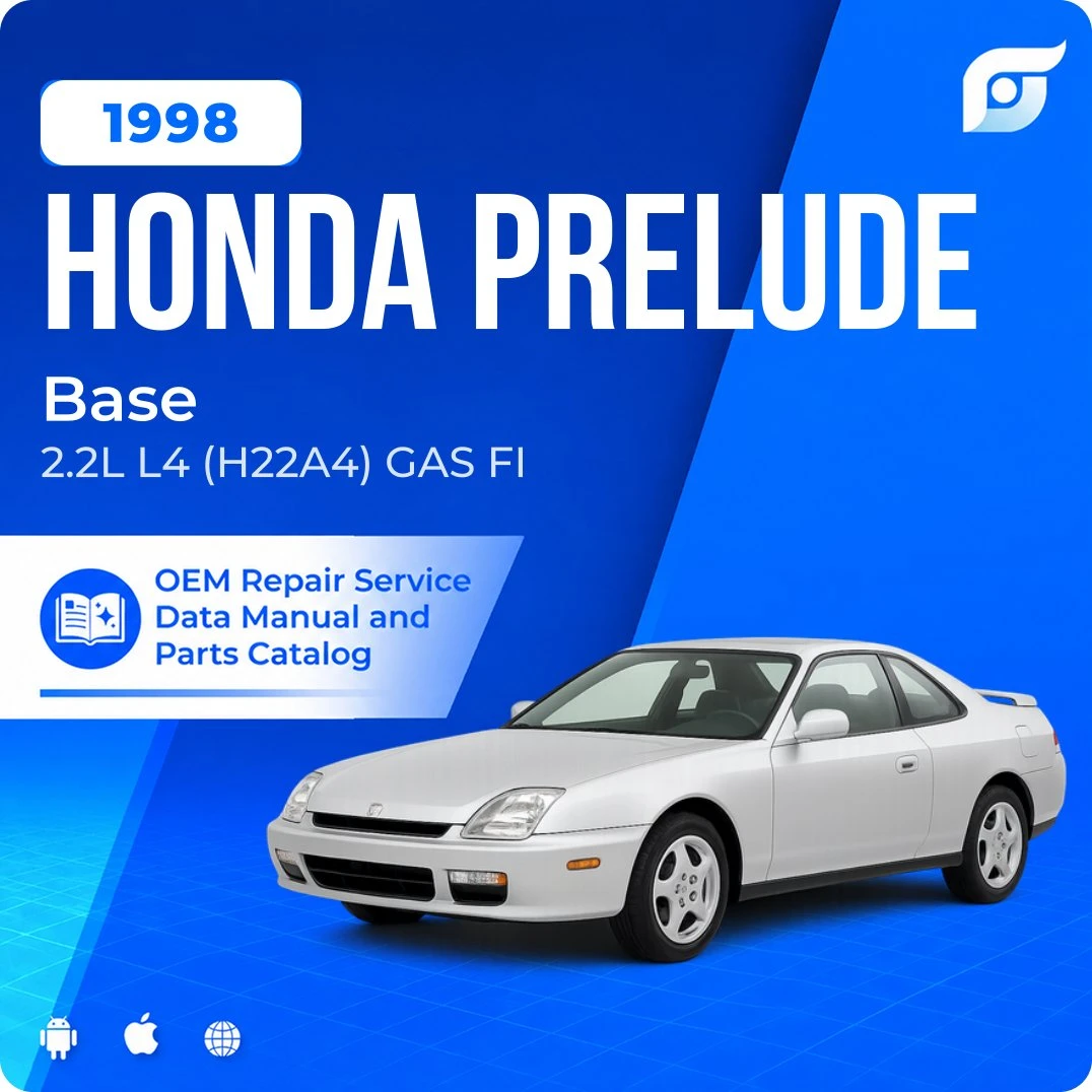 1998 Honda Prelude Base - OEM Repair Service Manual