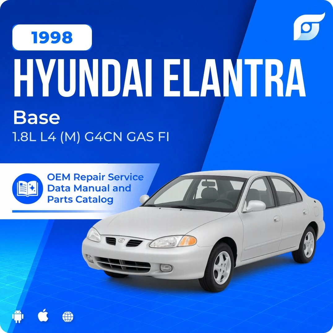 1998 Hyundai Elantra Base - OEM Repair Service Manual