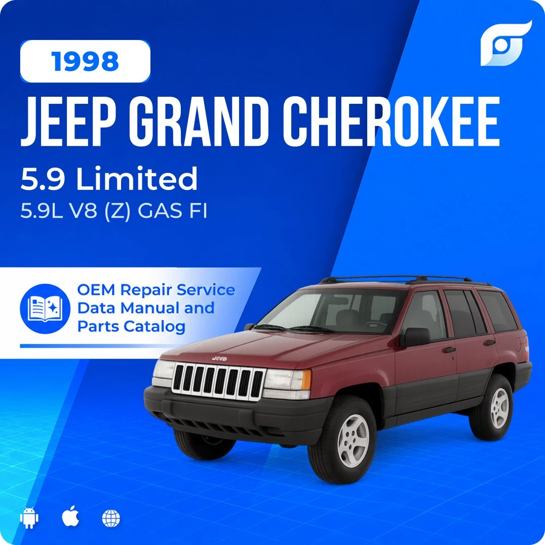 1998 Jeep Grand Cherokee 5.9 Limited - OEM Repair Service Manual
