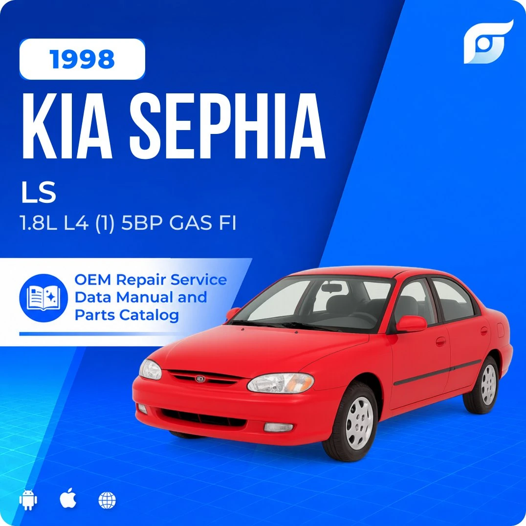 1998 Kia Sephia LS - OEM Repair Service Manual