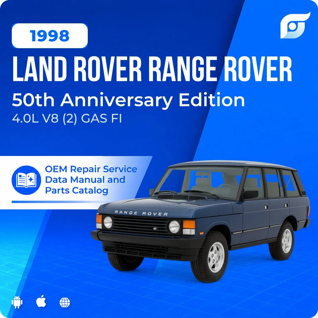 1998 Land Rover Range Rover 50th Anniversary Edition - OEM Repair Service Manual