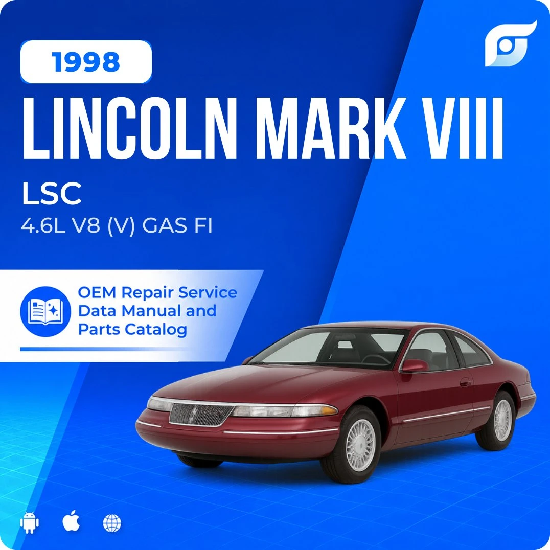 1998 Lincoln Mark VIII LSC - OEM Repair Service Manual