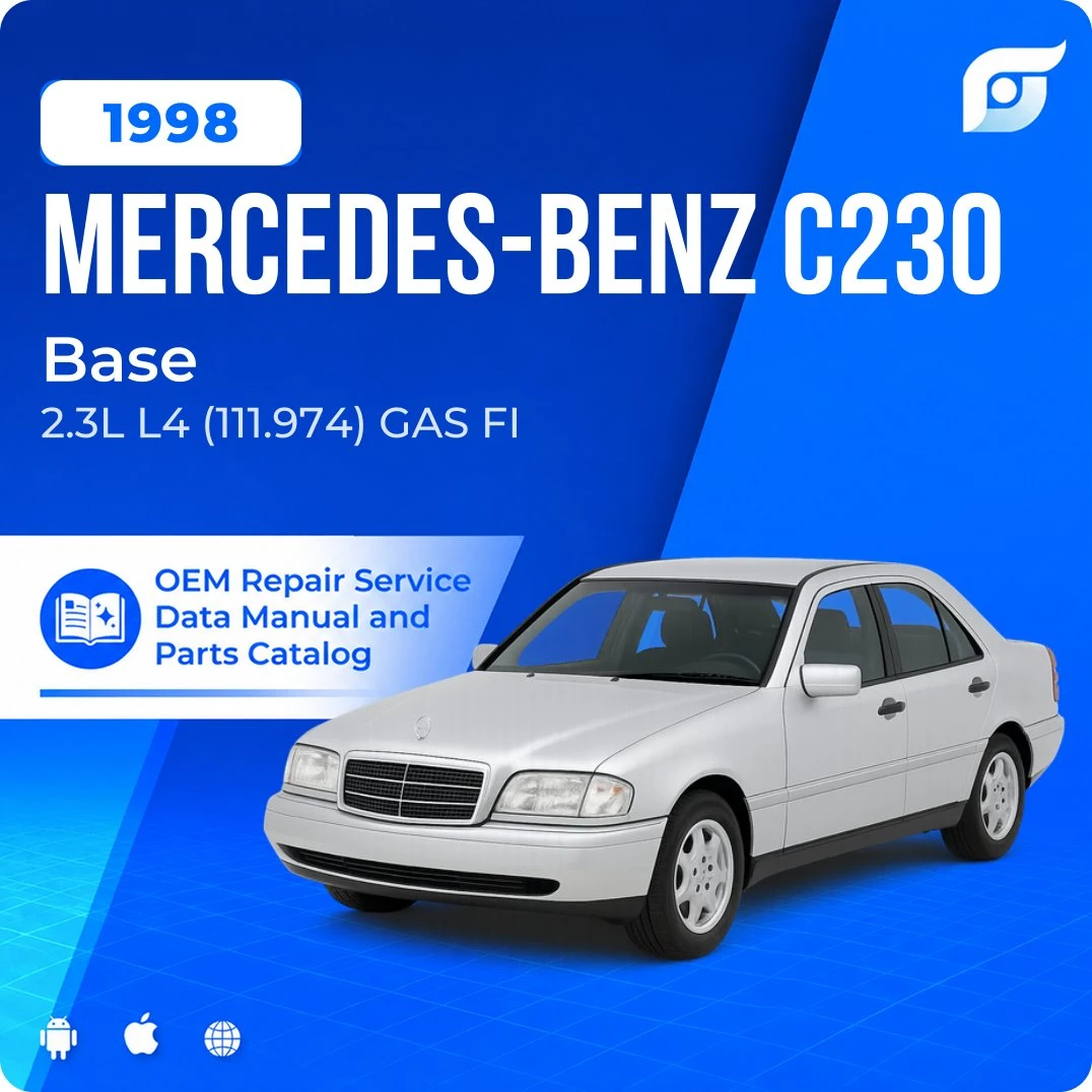 1998 Mercedes-Benz C230 Base - OEM Repair Service Manual