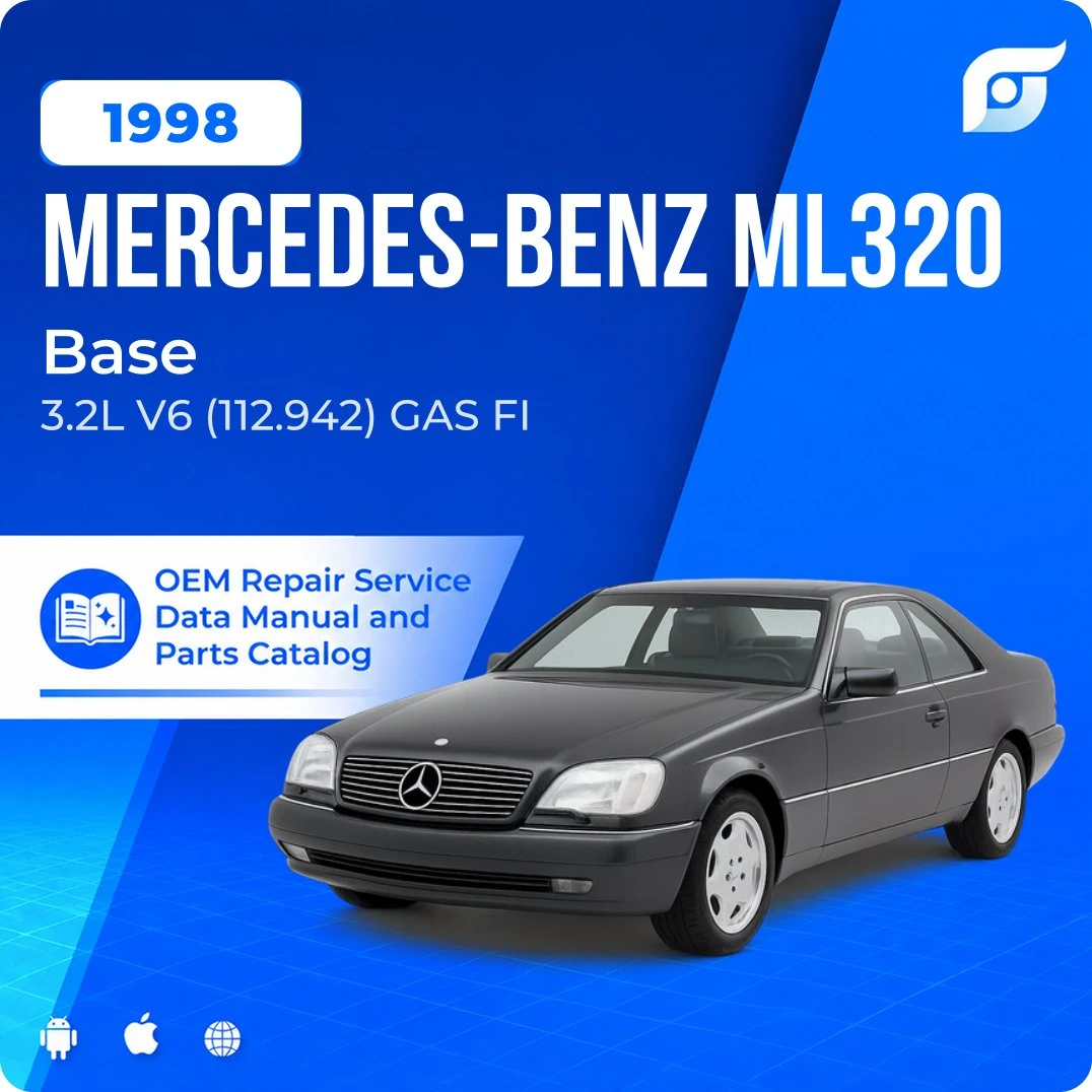 1998 Mercedes-Benz ML320 Base - OEM Repair Service Manual