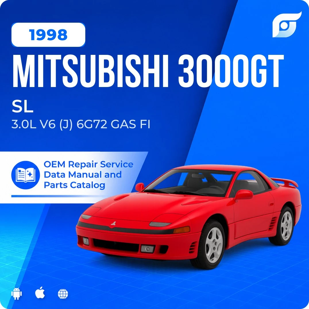 1998 Mitsubishi 3000GT SL - OEM Repair Service Manual