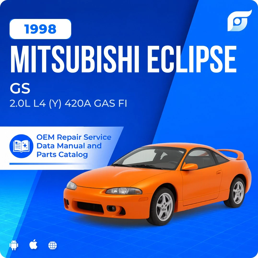 1998 Mitsubishi Eclipse GS - OEM Repair Service Manual