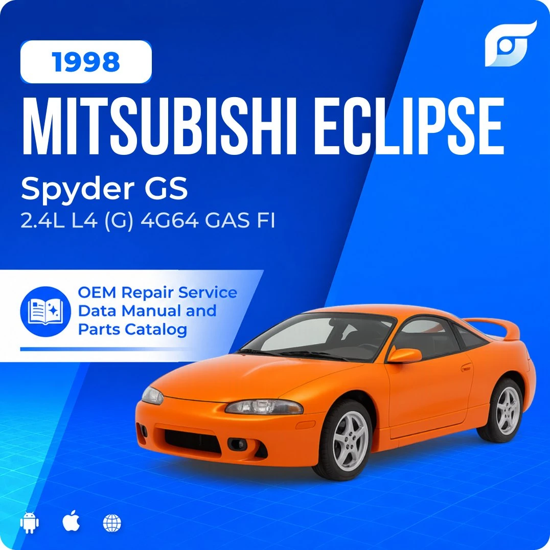1998 Mitsubishi Eclipse Spyder GS - OEM Repair Service Manual
