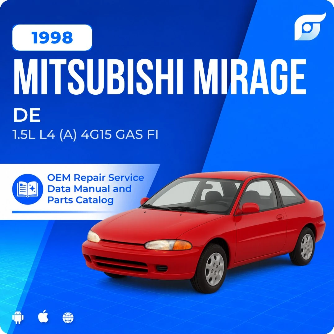 1998 Mitsubishi Mirage DE - OEM Repair Service Manual