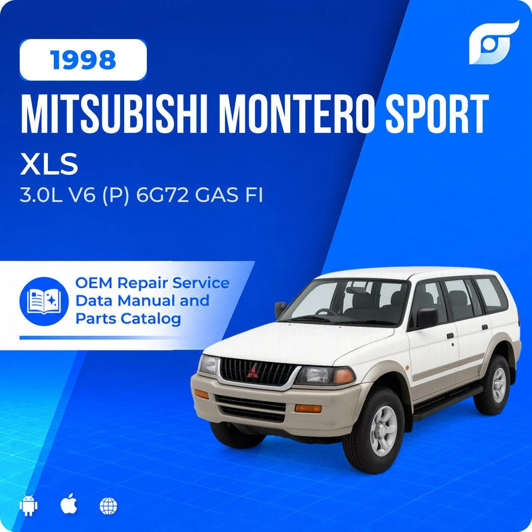 1998 Mitsubishi Montero Sport XLS - OEM Repair Service Manual