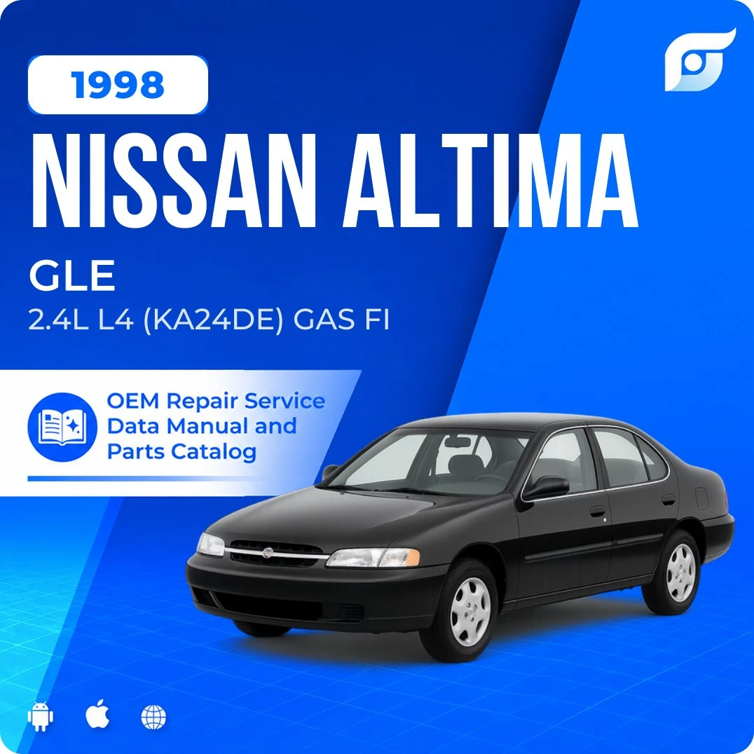 1998 Nissan Altima GLE - OEM Repair Service Manual
