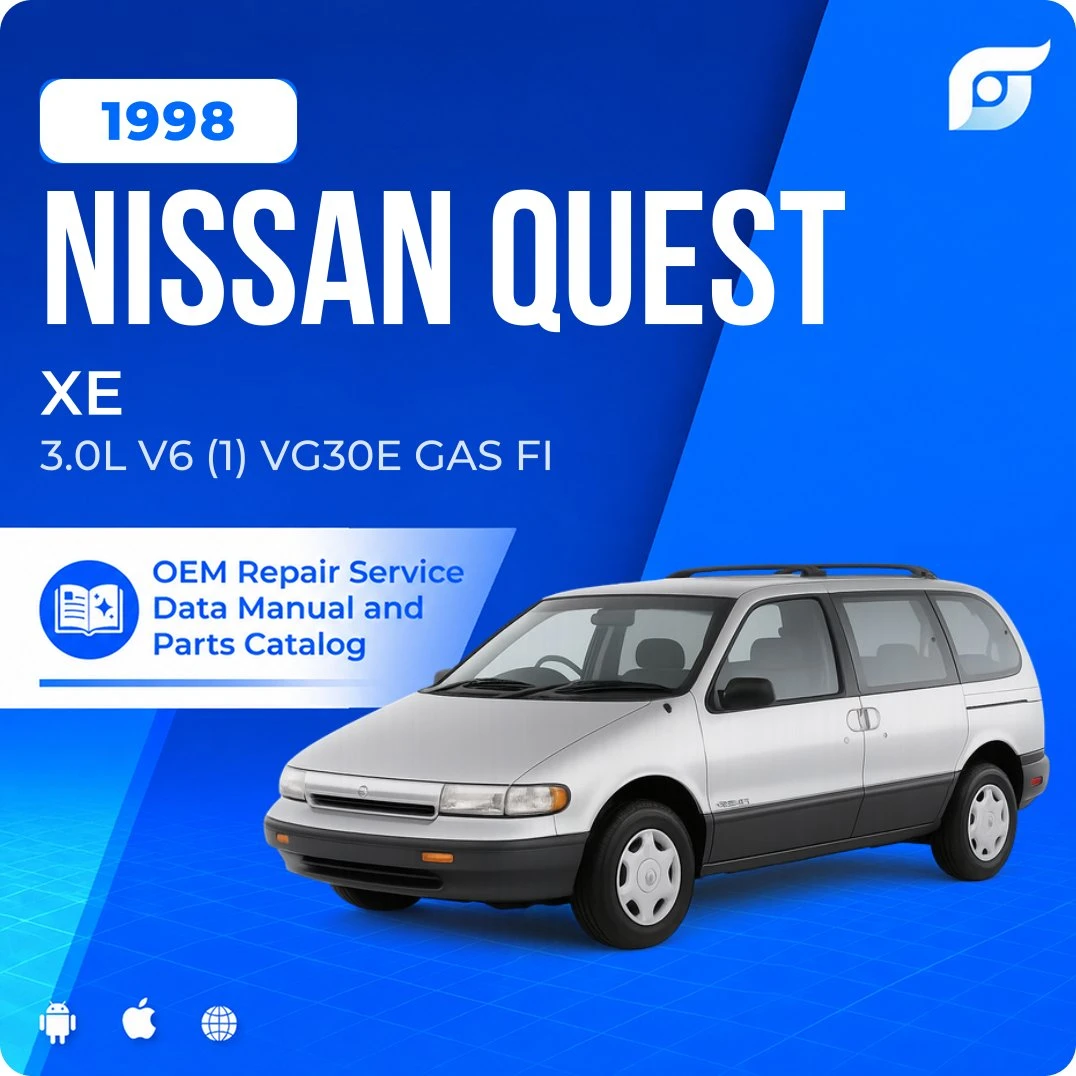 1998 Nissan Quest XE - OEM Repair Service Manual