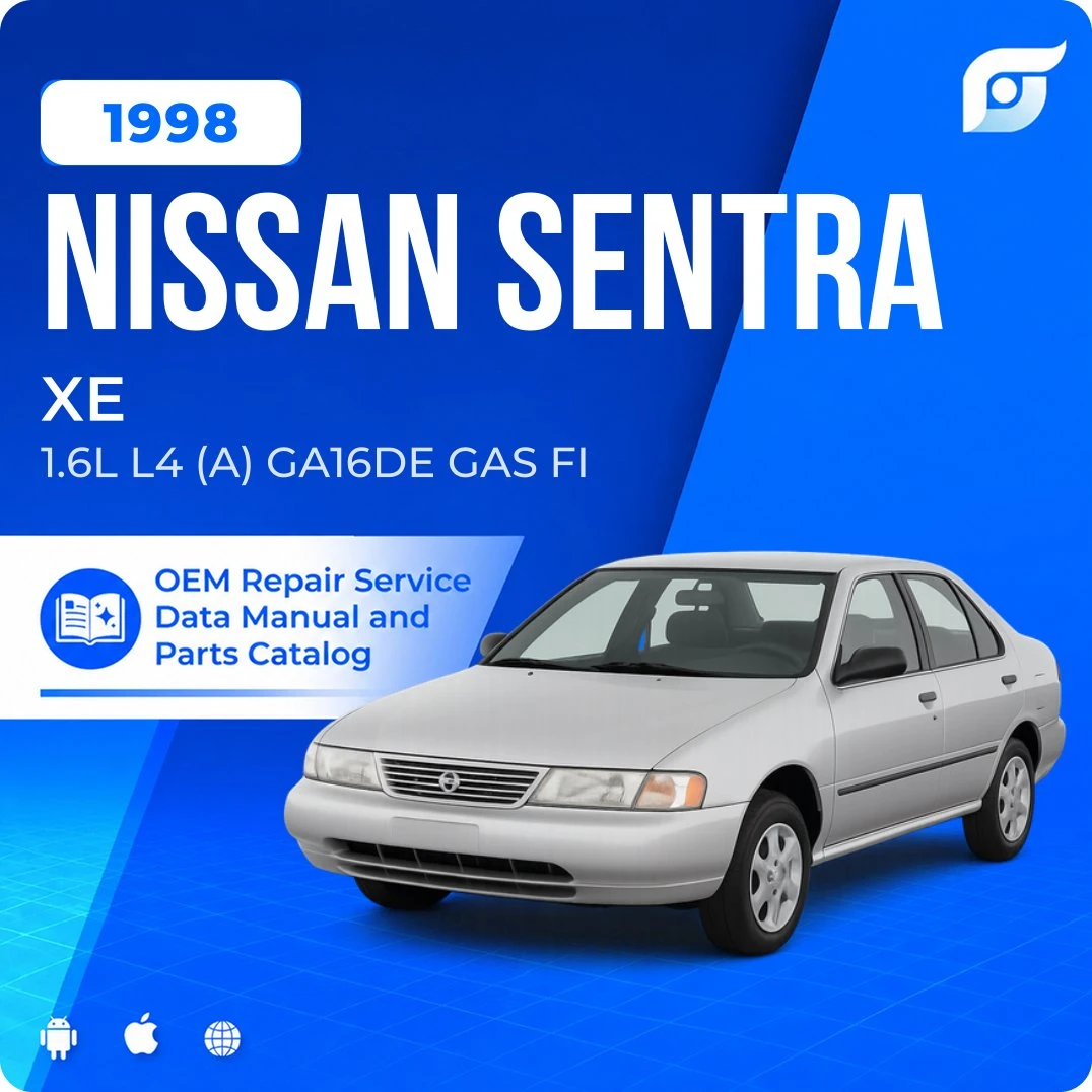 1998 Nissan Sentra XE - OEM Repair Service Manual