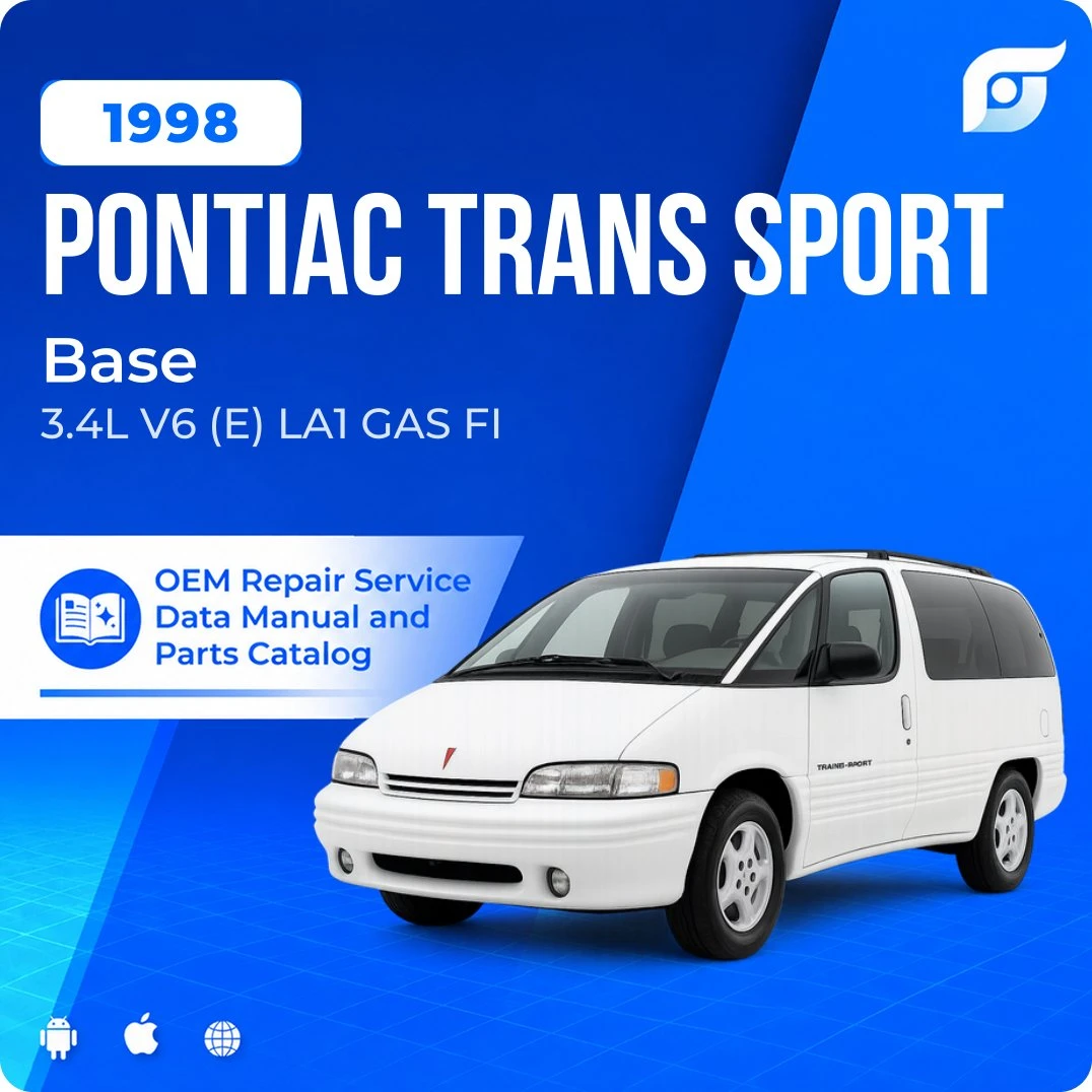 1998 Pontiac Trans Sport Base - OEM Repair Service Manual