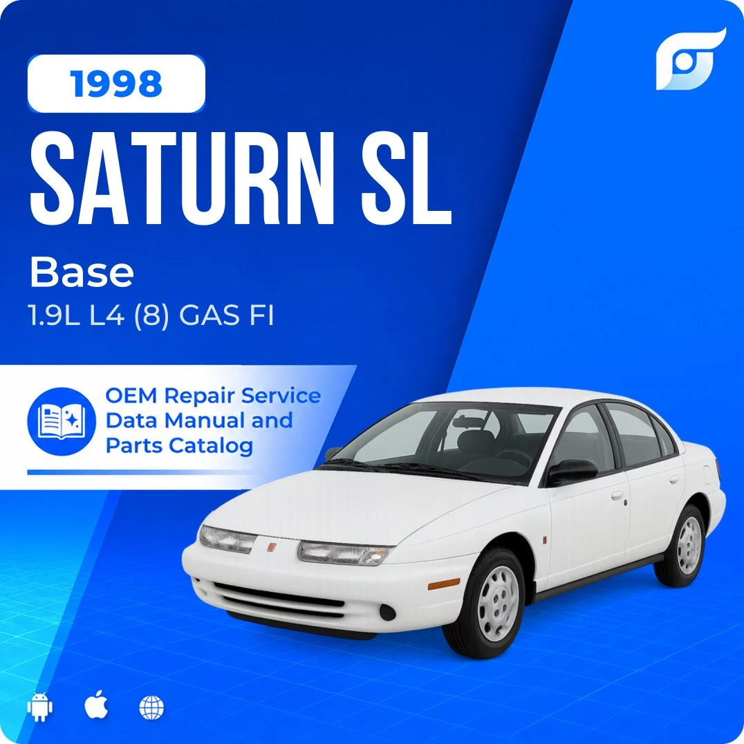 1998 Saturn SL Base - OEM Repair Service Manual