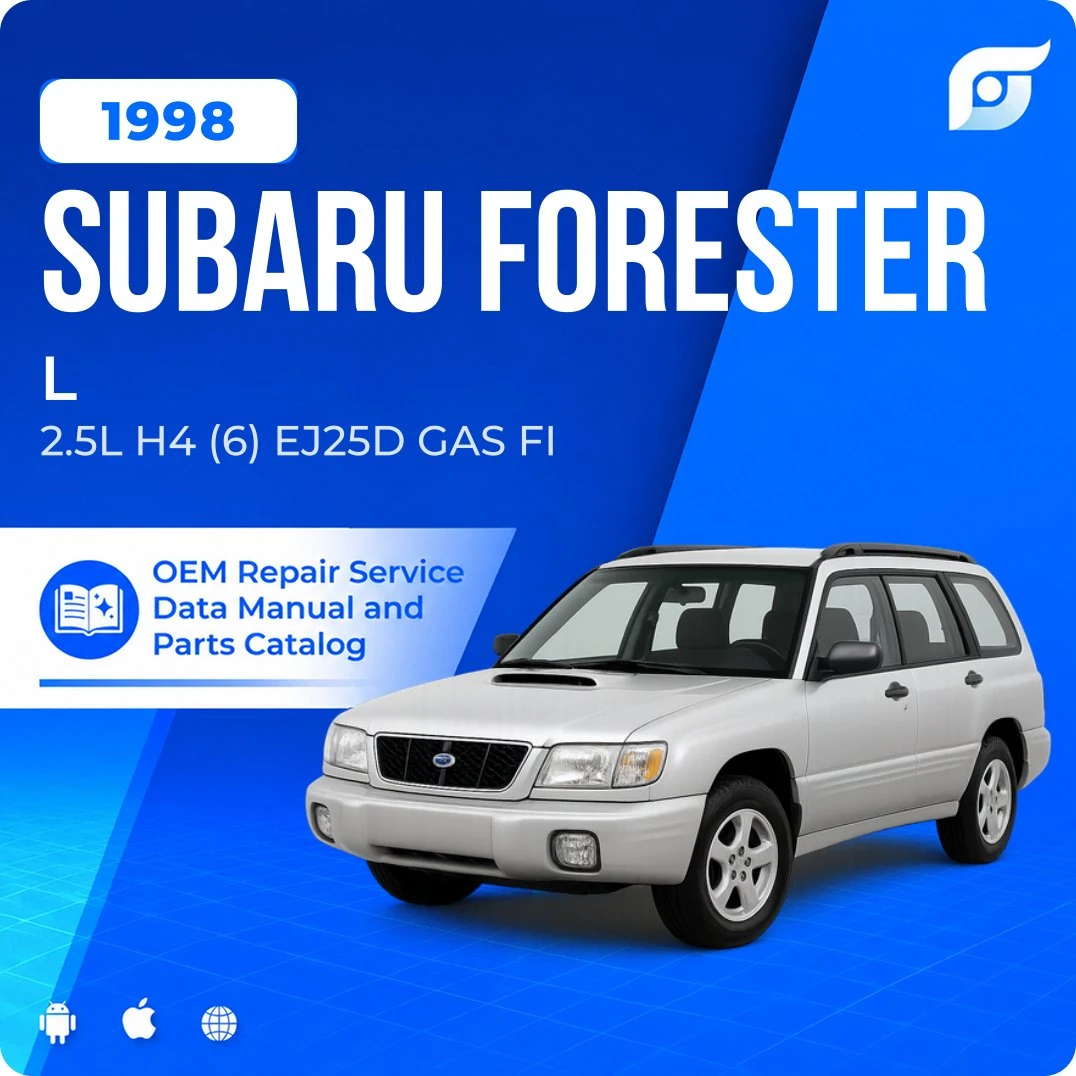 1998 Subaru Forester L - OEM Repair Service Manual
