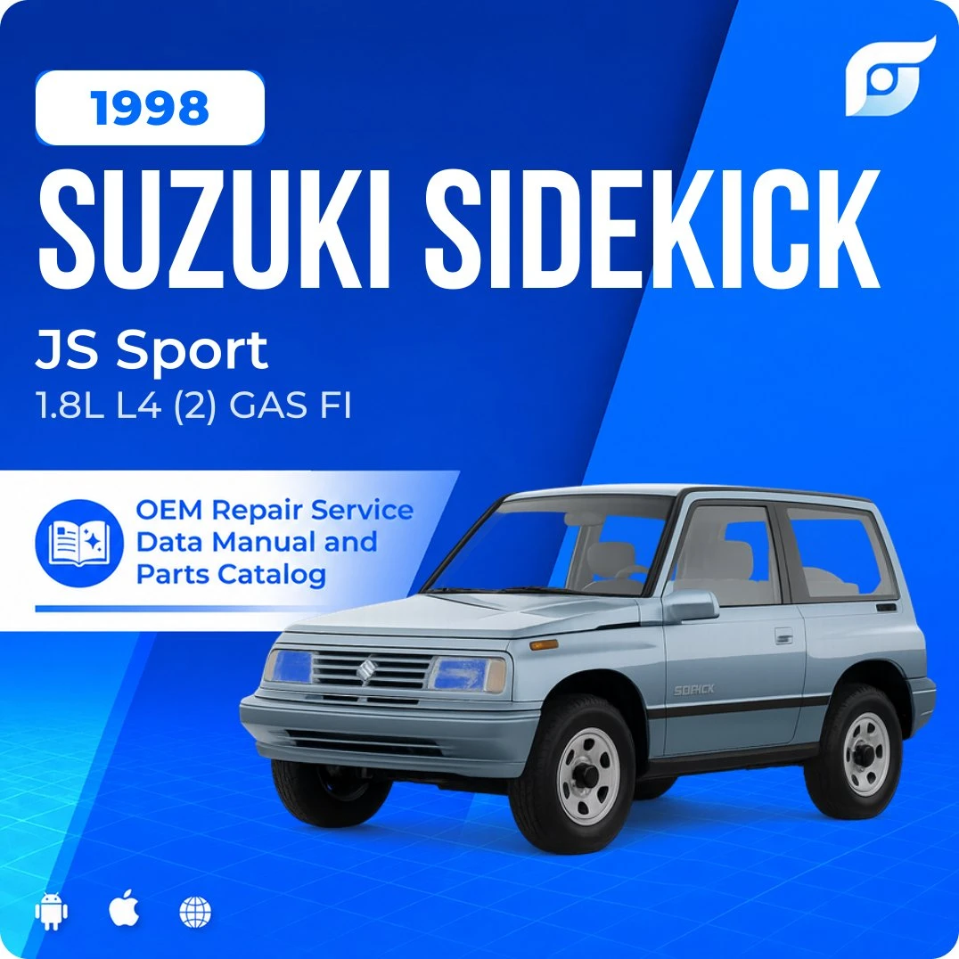1998 Suzuki Sidekick JS Sport - OEM Repair Service Manual
