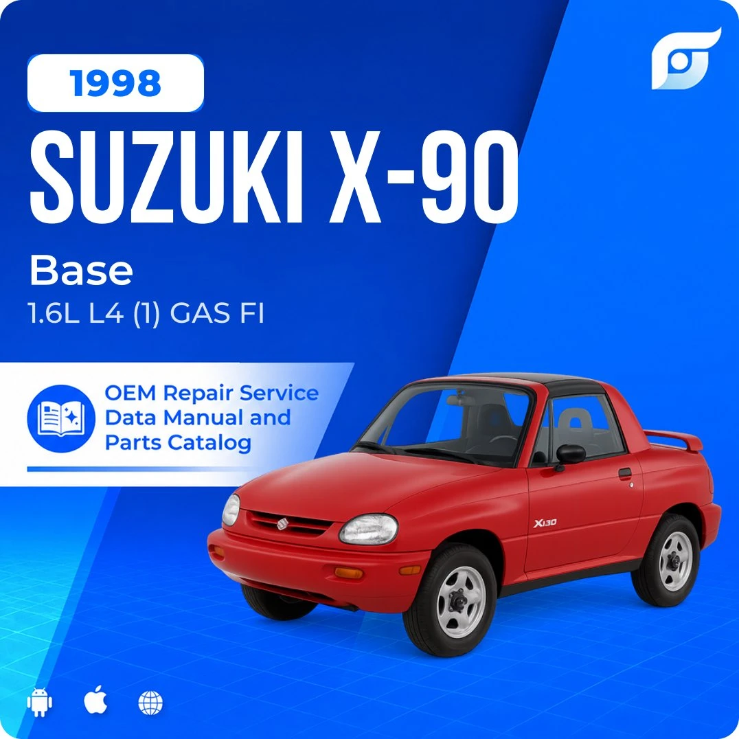 1998 Suzuki X-90 Base - OEM Repair Service Manual