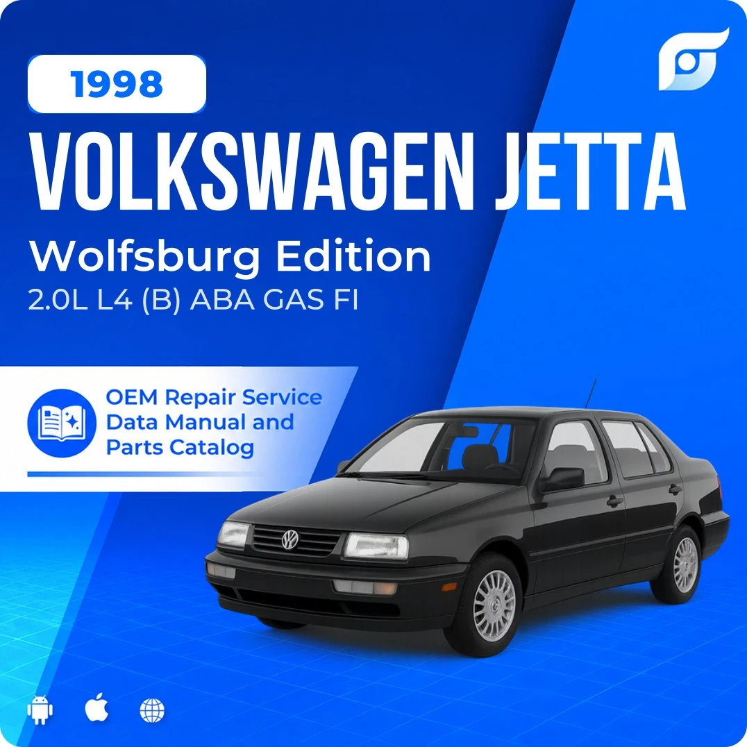 1998 Volkswagen Jetta Wolfsburg Edition - OEM Repair Service Manual