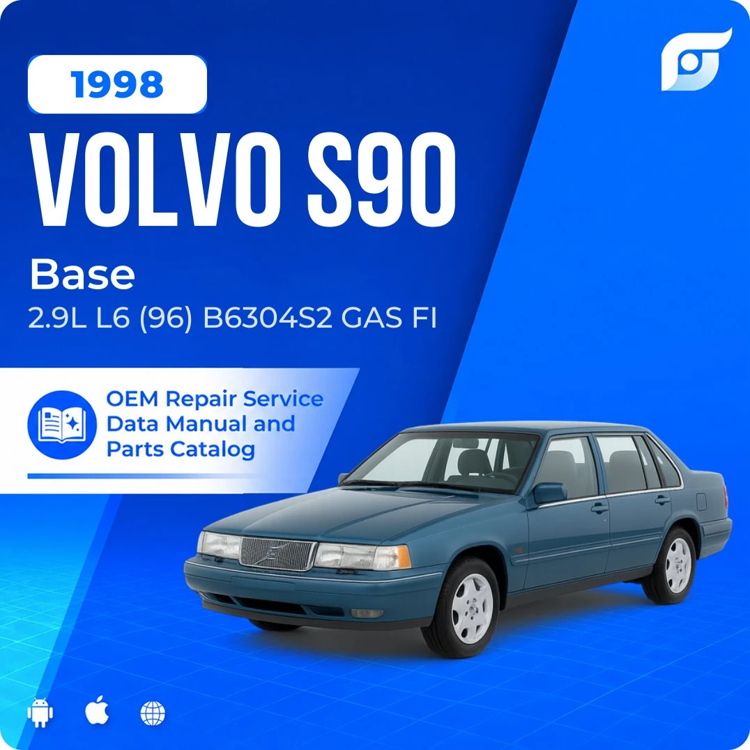 1998 Volvo S90 Base - OEM Repair Service Manual