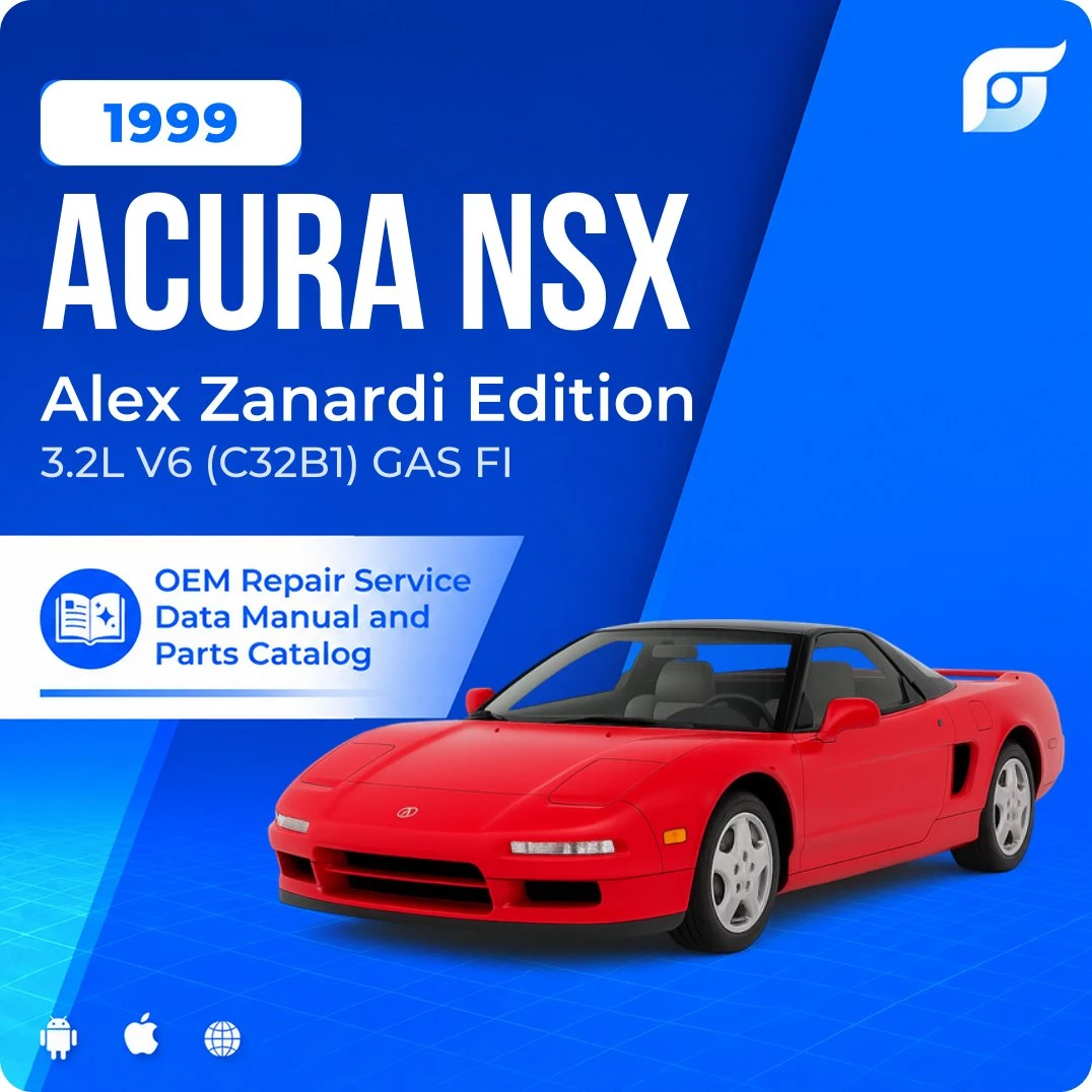 1999 Acura NSX Alex Zanardi Edition - OEM Repair Service Manual