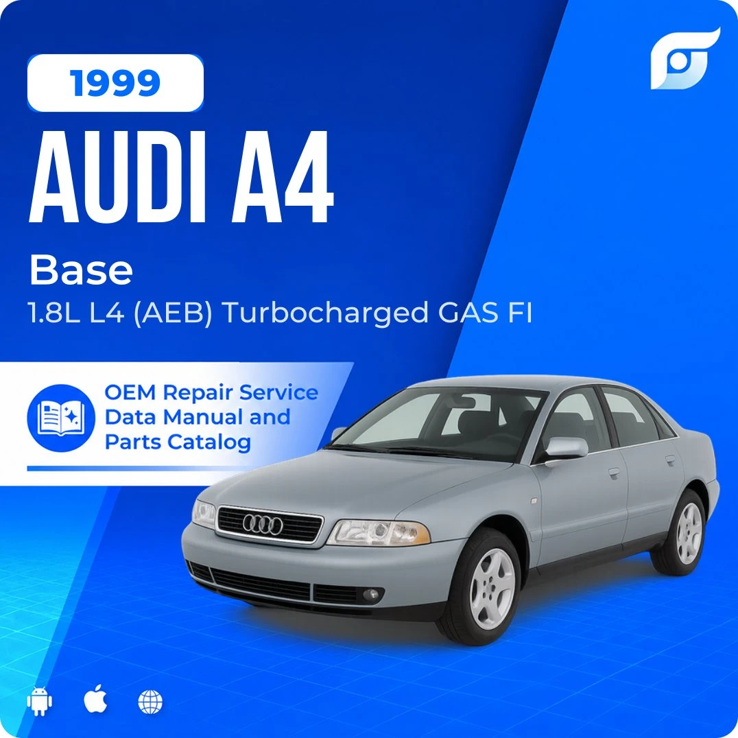 1999 Audi A4 Base - OEM Repair Service Manual