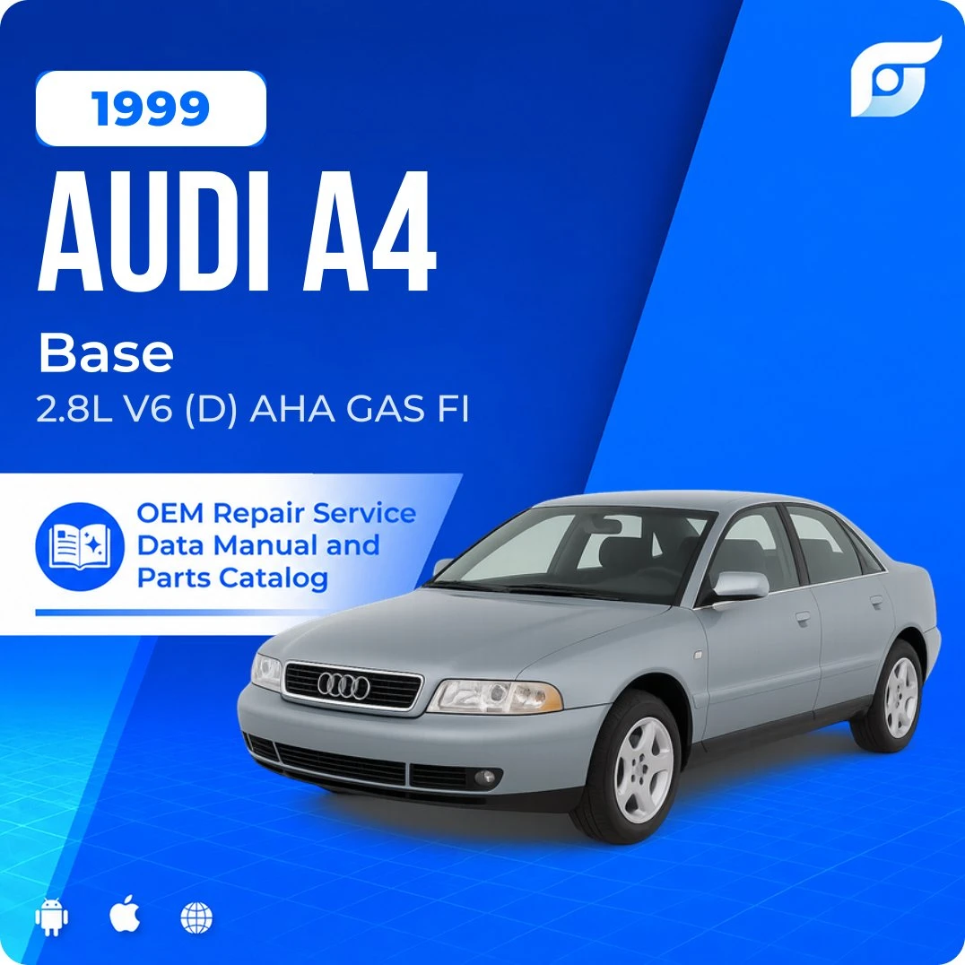 1999 Audi A4 Base - OEM Repair Service Manual