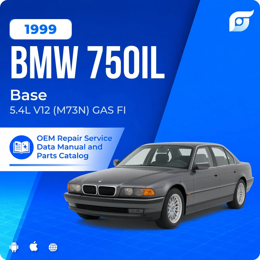 1999 BMW 750iL Base - OEM Repair Service Manual