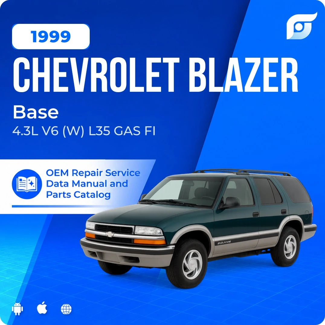 1999 Chevrolet Blazer Base - OEM Repair Service Manual