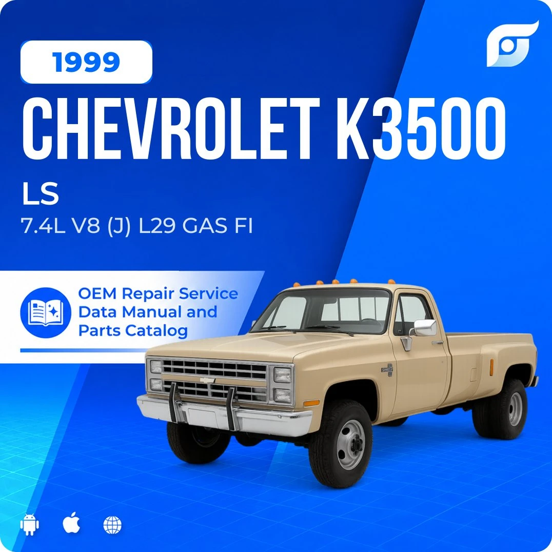 1999 Chevrolet K3500 LS - OEM Repair Service Manual