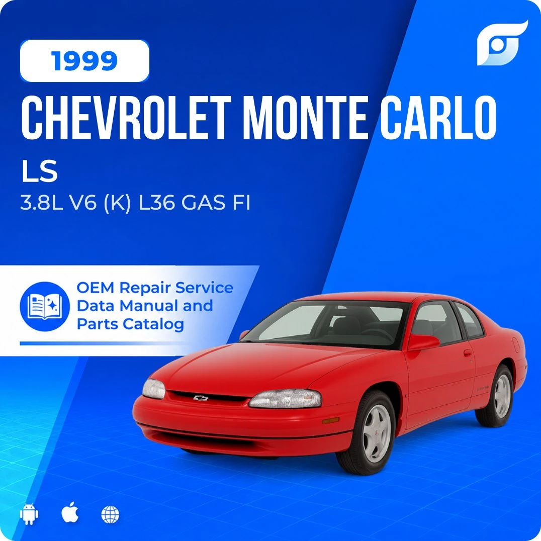 1999 Chevrolet Monte Carlo LS - OEM Repair Service Manual