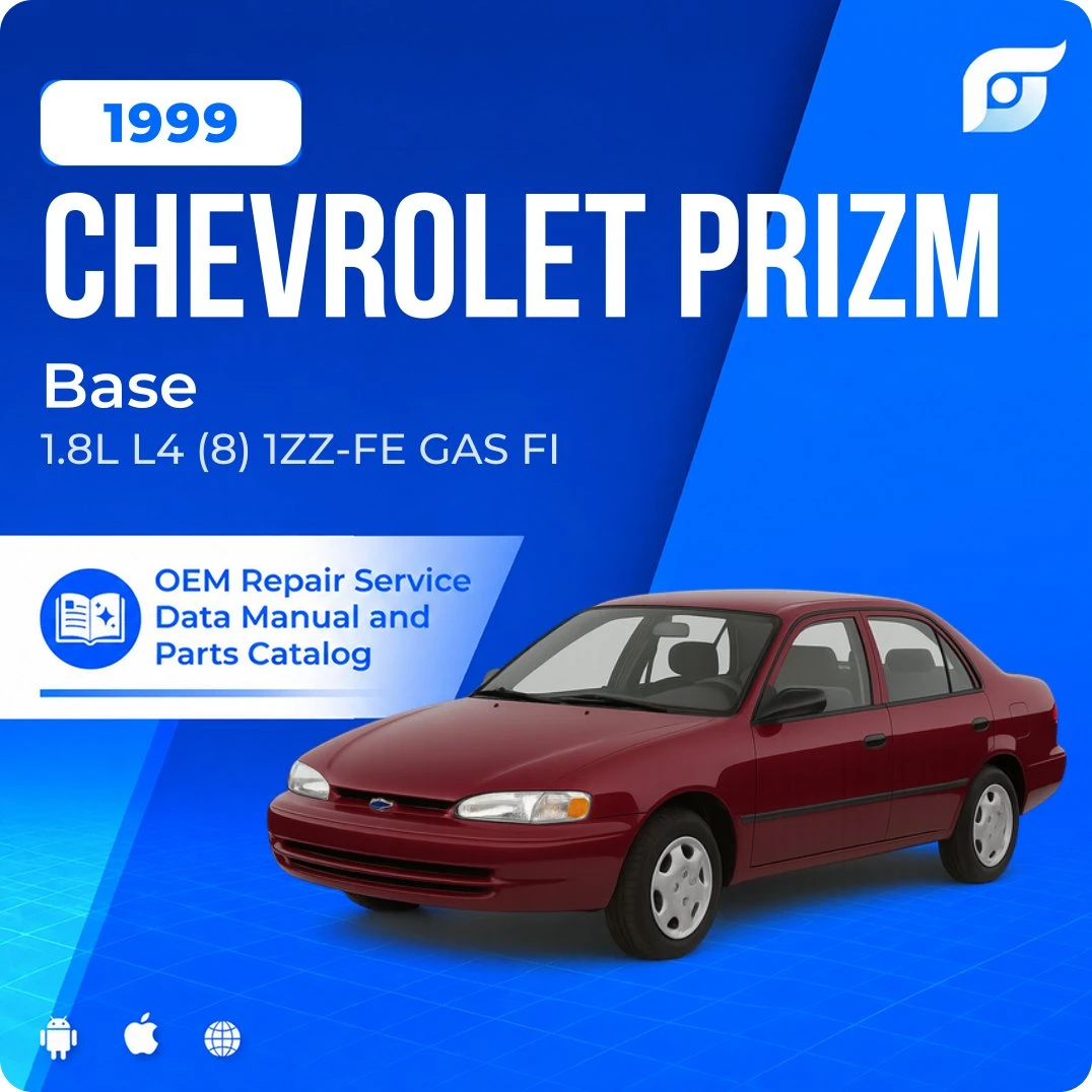 1999 Chevrolet Prizm Base - OEM Repair Service Manual