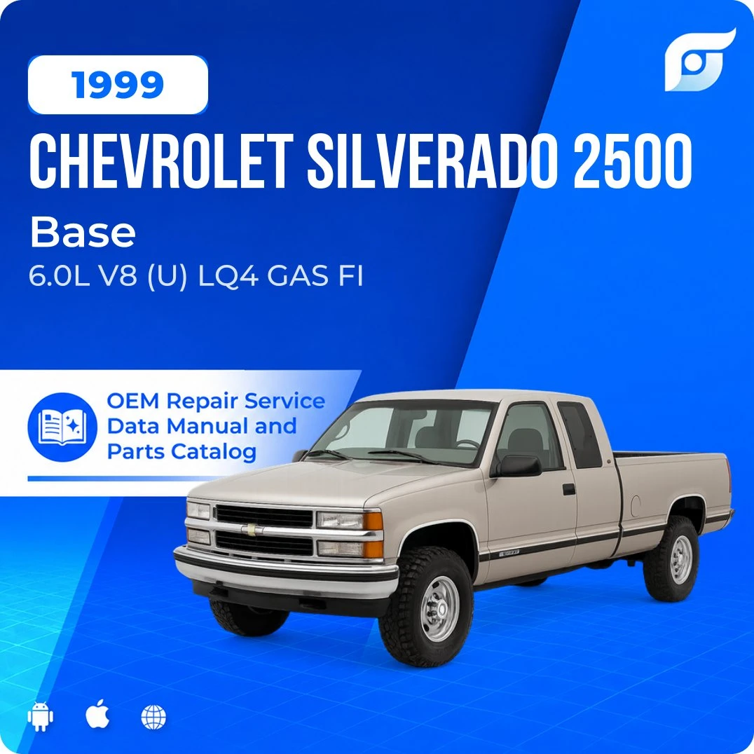 1999 Chevrolet Silverado 2500 Base - OEM Repair Service Manual