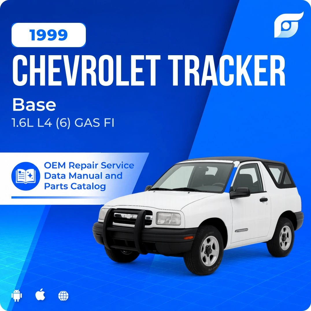 1999 Chevrolet Tracker Base - OEM Repair Service Manual