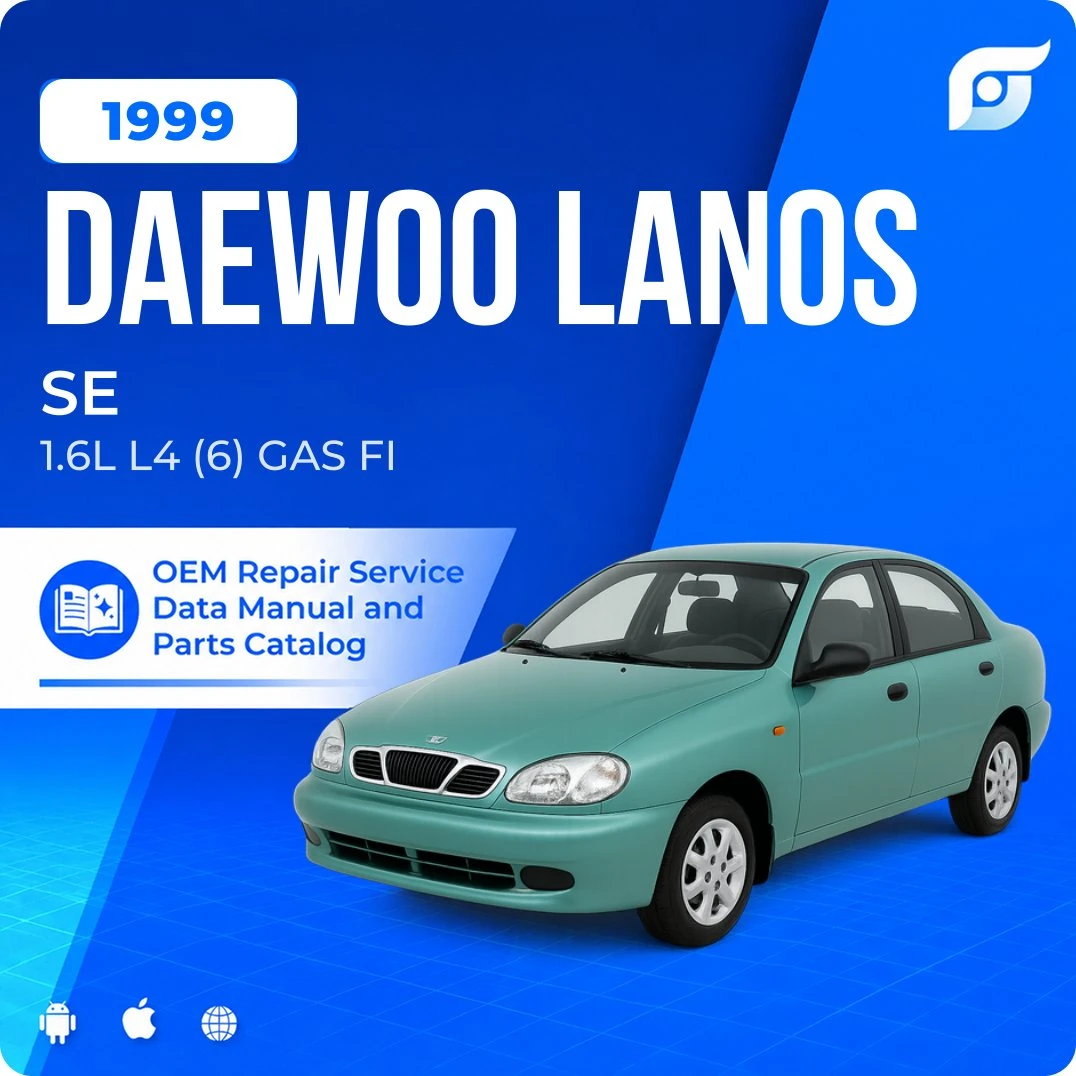 1999 Daewoo Lanos SE - OEM Repair Service Manual