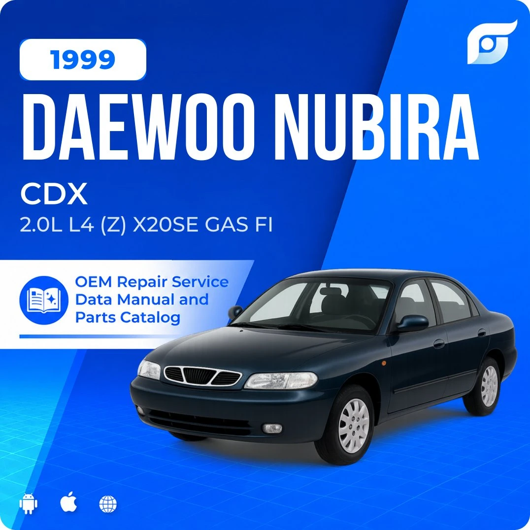1999 Daewoo Nubira CDX - OEM Repair Service Manual