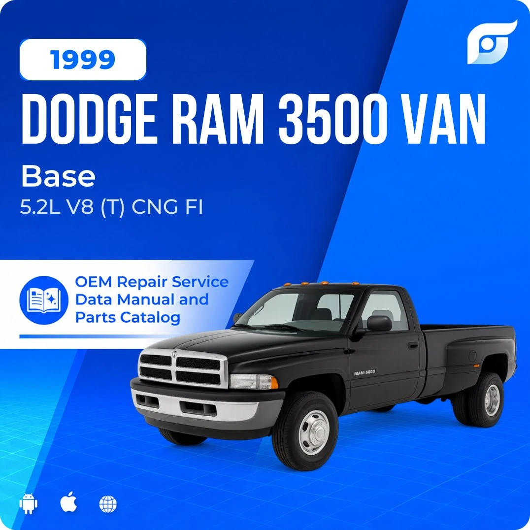 1999 Dodge Ram 3500 Van Base - OEM Repair Service Manual