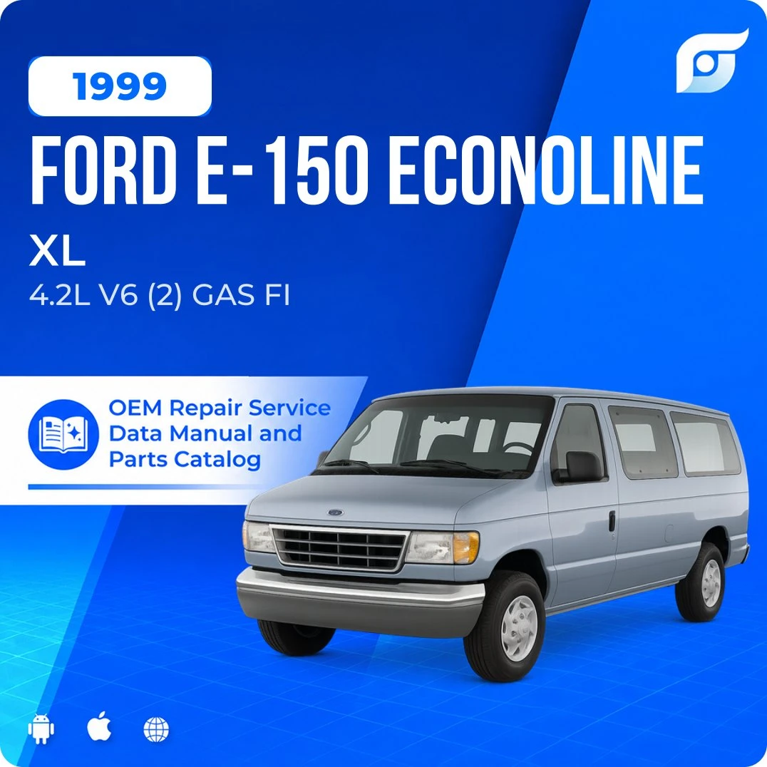 1999 Ford E-150 Econoline XL - OEM Repair Service Manual