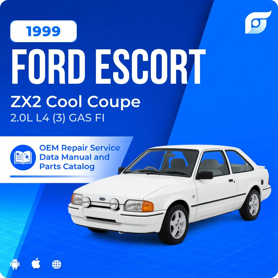 1999 Ford Escort ZX2 Cool Coupe - OEM Repair Service Manual