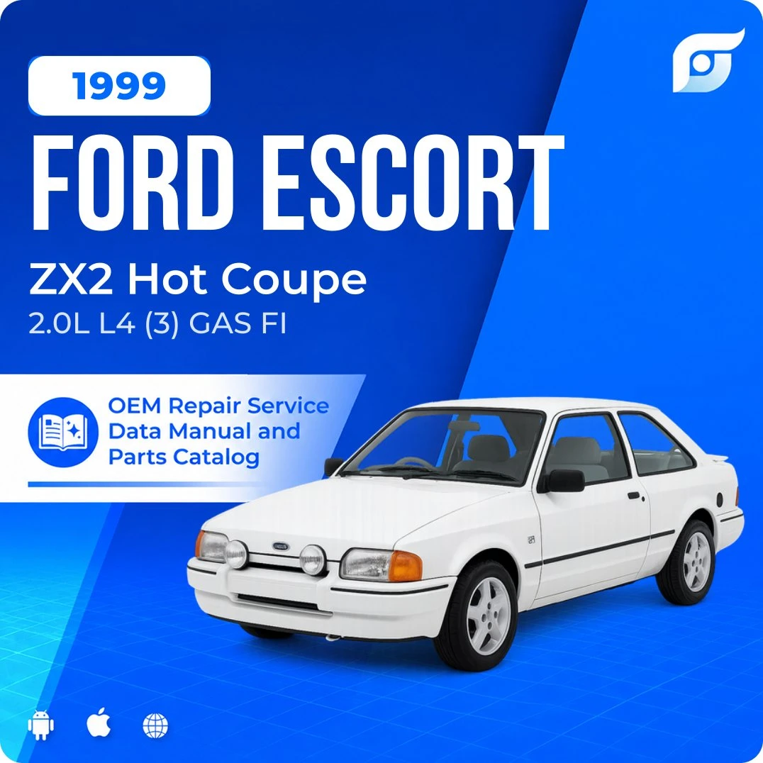 1999 Ford Escort ZX2 Hot Coupe - OEM Repair Service Manual