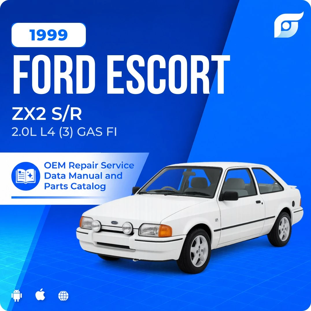 1999 Ford Escort ZX2 S/R - OEM Repair Service Manual