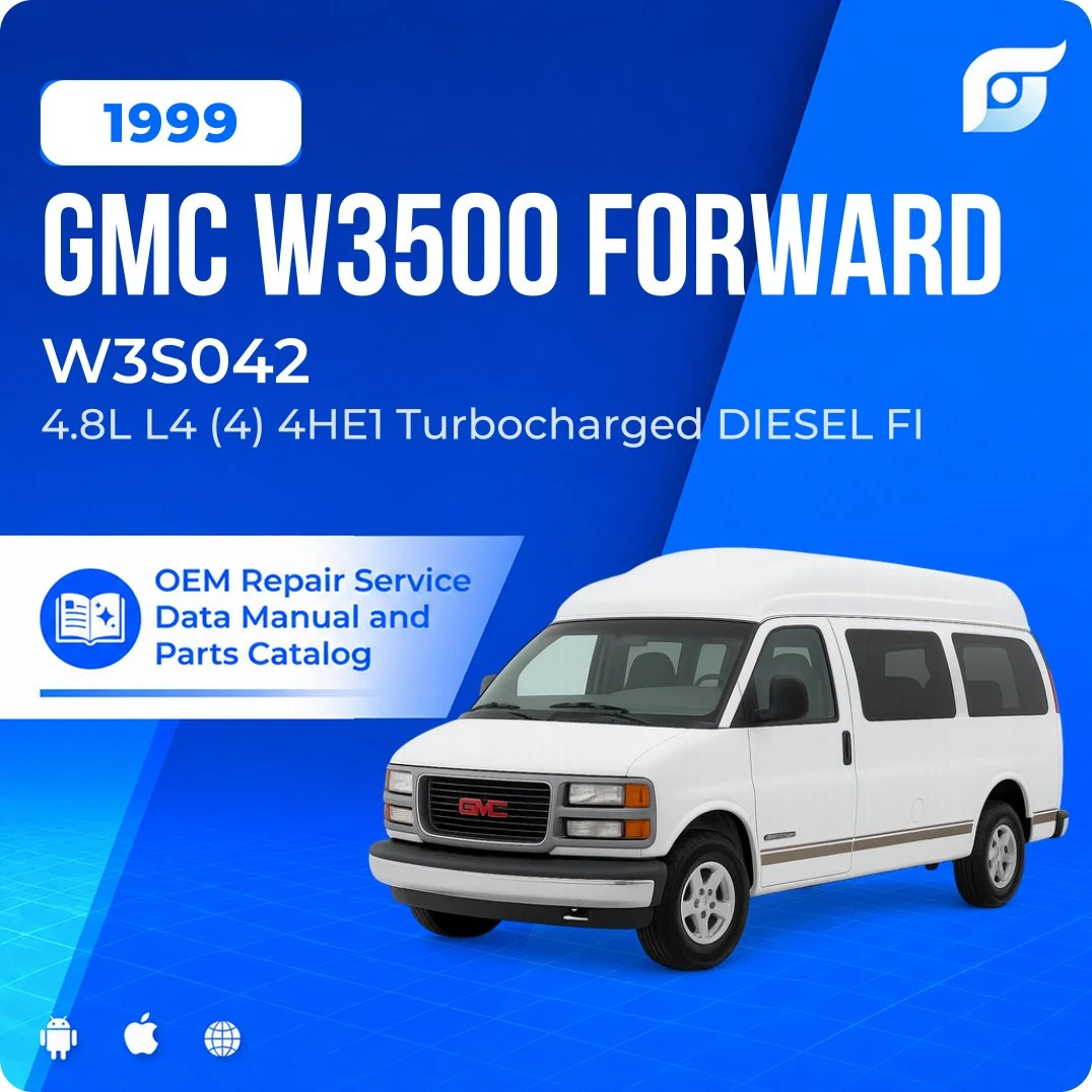 1999 GMC W3500 Forward W3S042 - OEM Repair Service Manual
