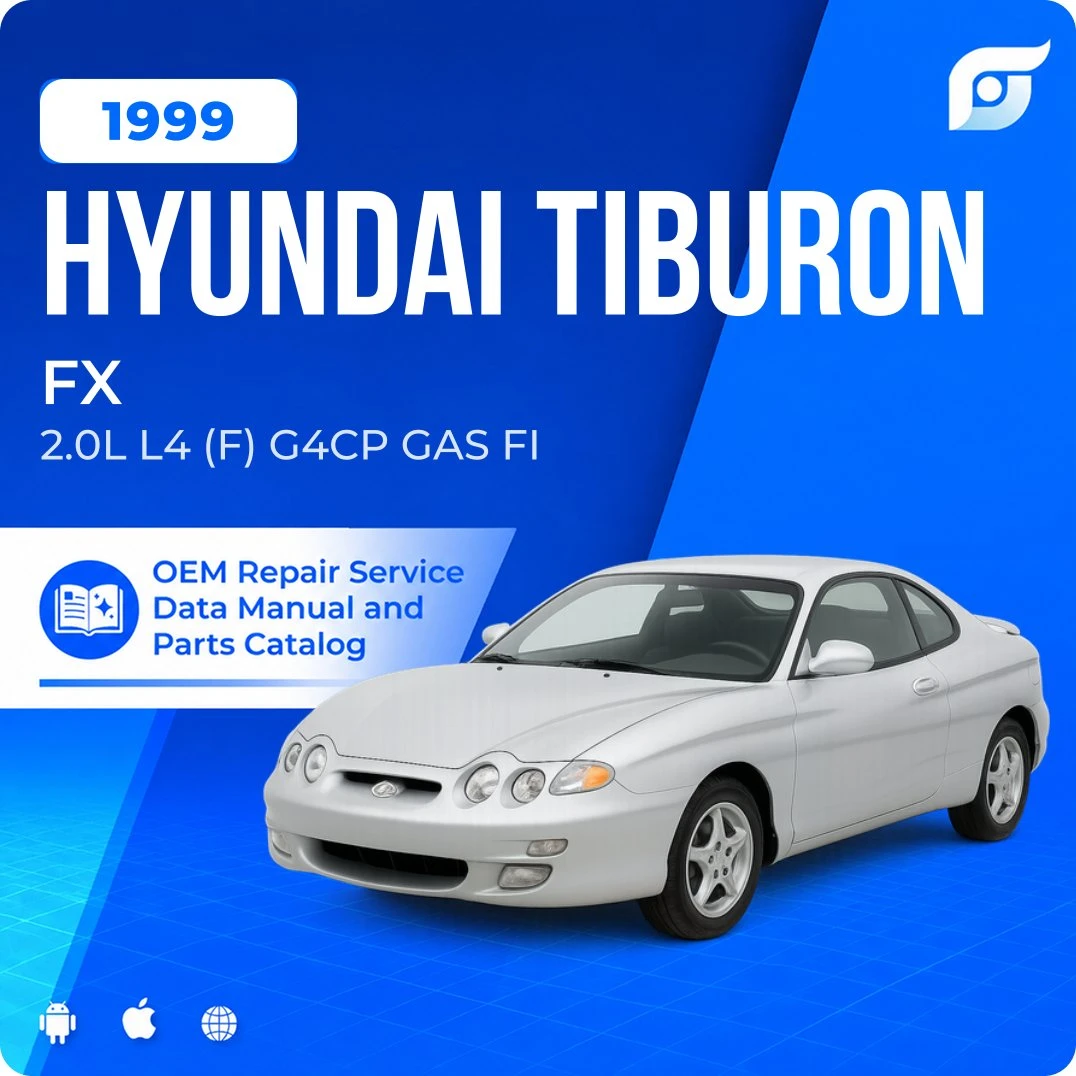 1999 Hyundai Tiburon FX - OEM Repair Service Manual