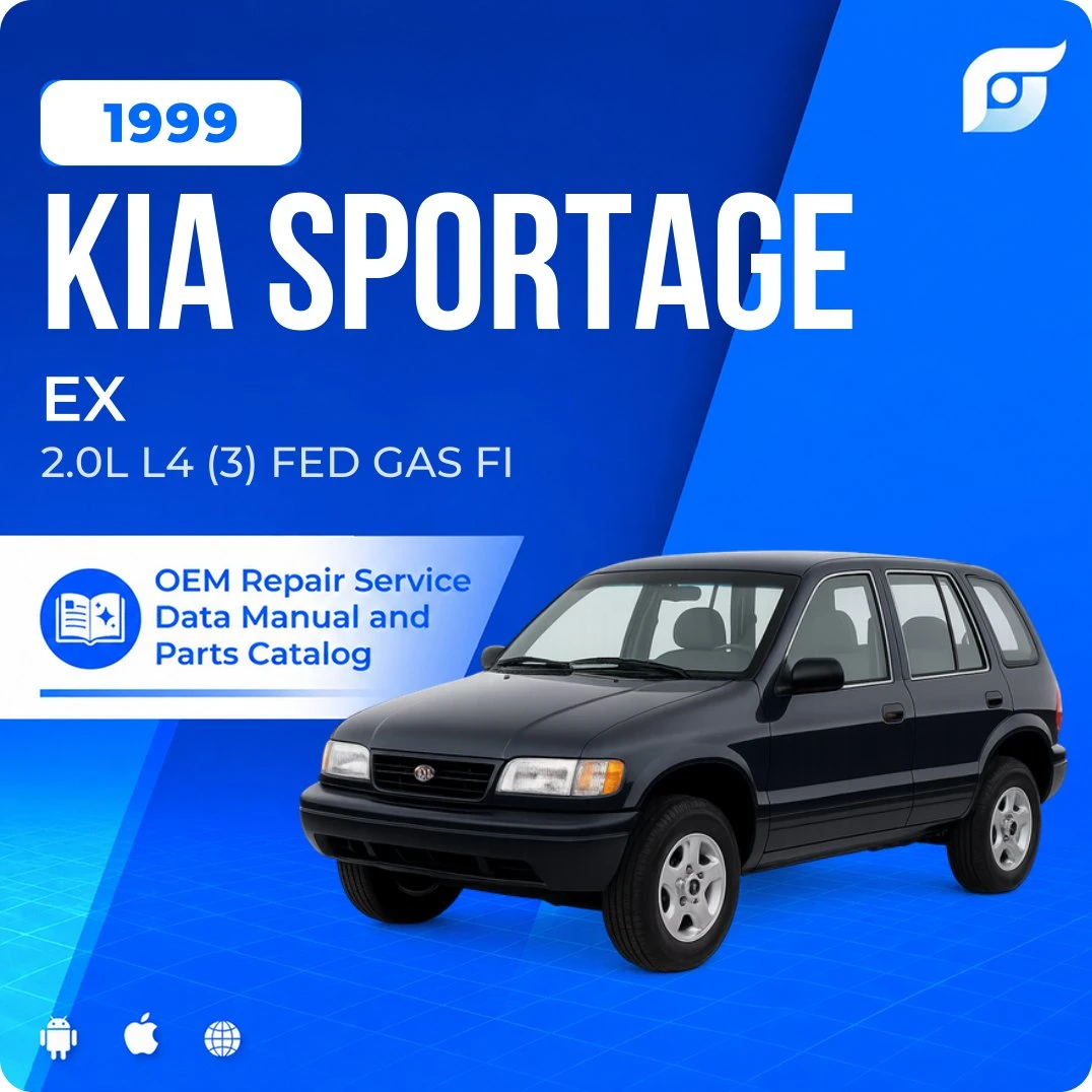 1999 Kia Sportage EX - OEM Repair Service Manual