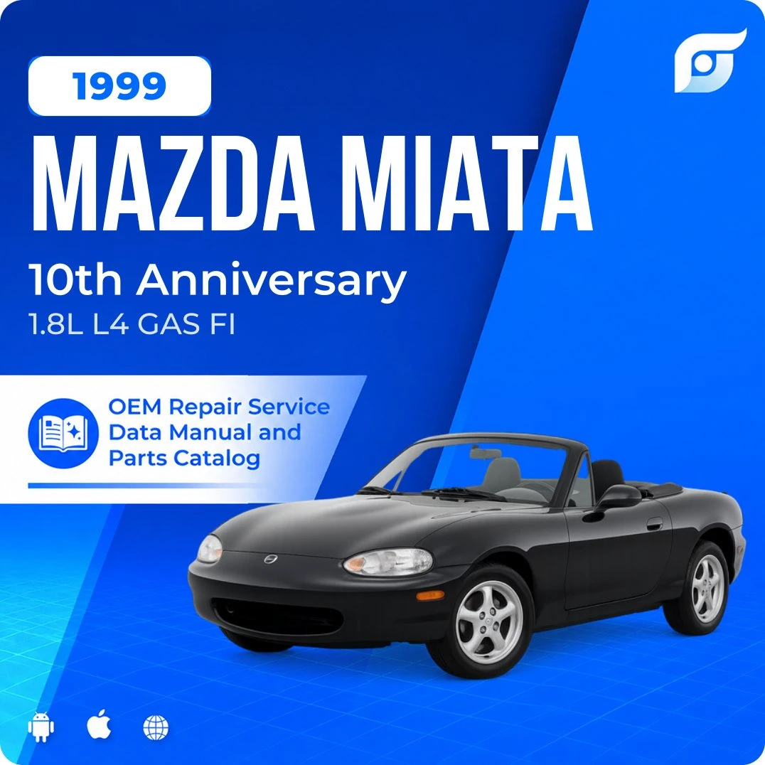 1999 Mazda Miata 10th Anniversary - OEM Repair Service Manual