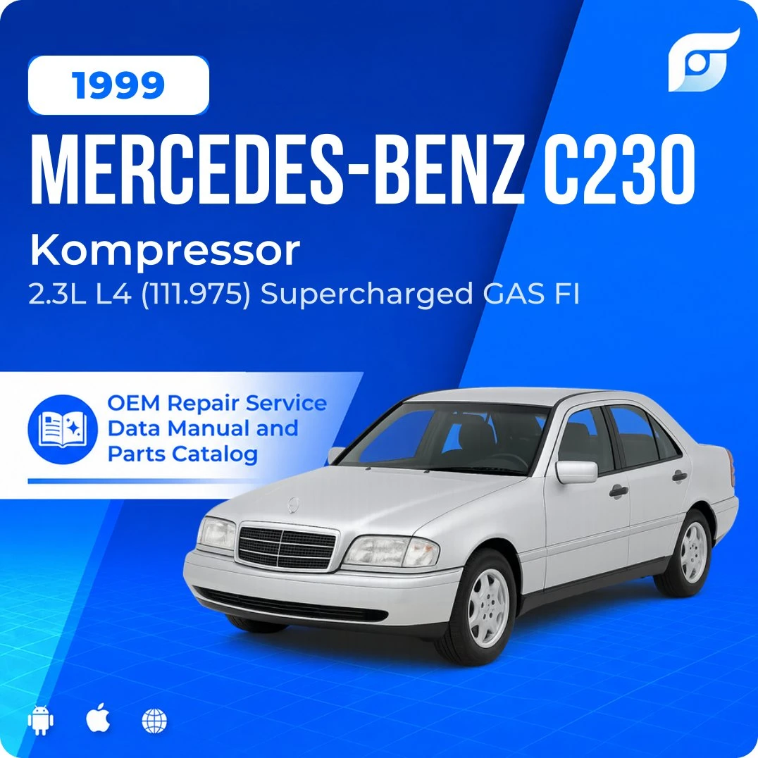 1999 Mercedes-Benz C230 Kompressor - OEM Repair Service Manual