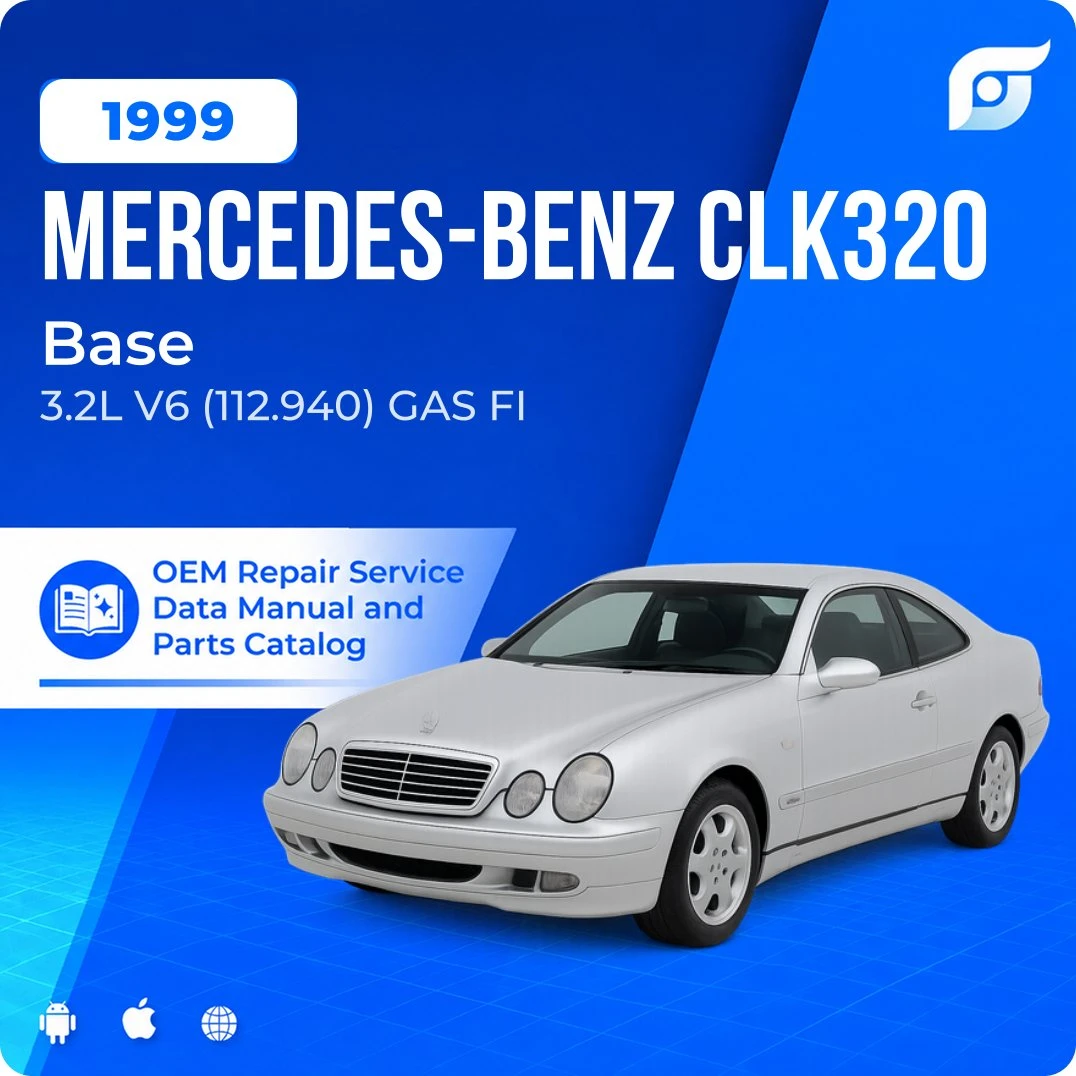 1999 Mercedes-Benz CLK320 Base - OEM Repair Service Manual