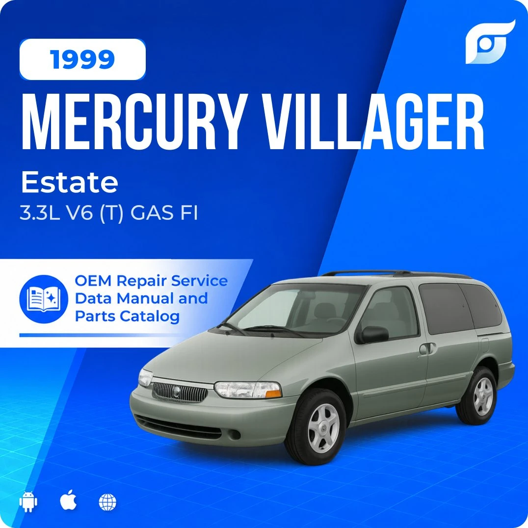 1999 Mercury Villager Estate - OEM Repair Service Manual