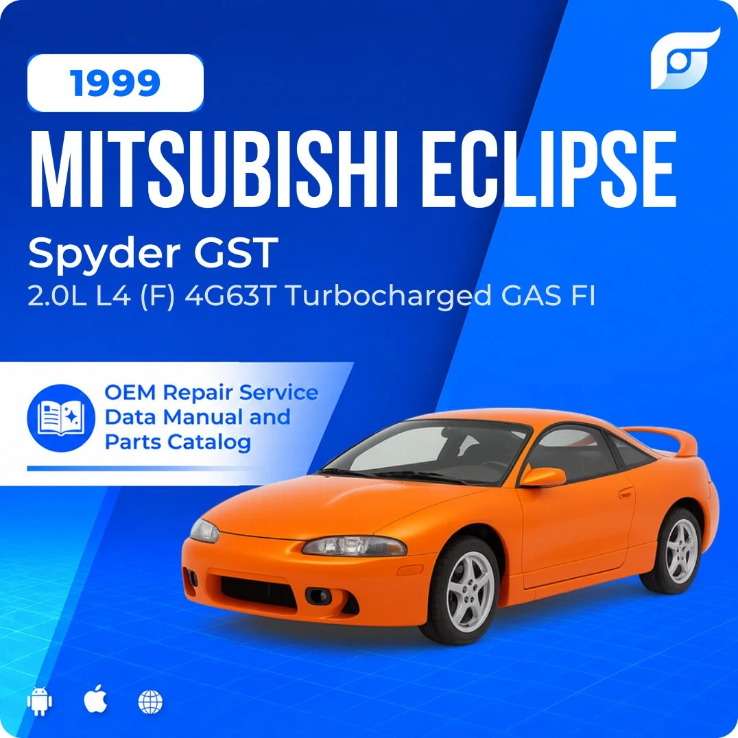 1999 Mitsubishi Eclipse Spyder GST - OEM Repair Service Manual