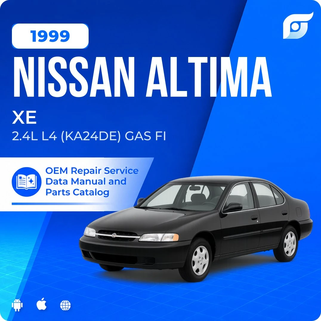 1999 Nissan Altima XE - OEM Repair Service Manual